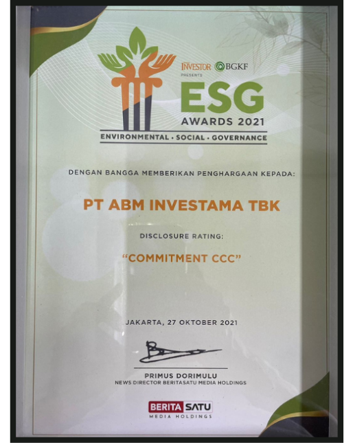 Transparency in Calculation of Corporate Emissions 2021 Non-Banking Issuer Sector in Gold Category, Bumi Global Karbon