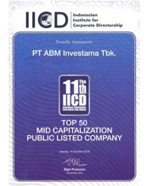 TOP 50 MID Capitalization Public Listed Company, The 11th IICD Corporate Governance Conference and Award